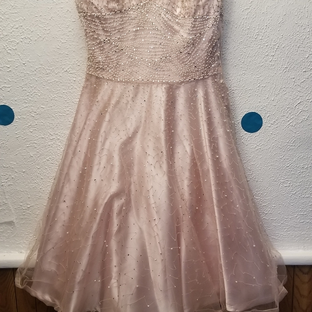 Sue Wong Beaded Short Prom Dress - Picture 4 of 7